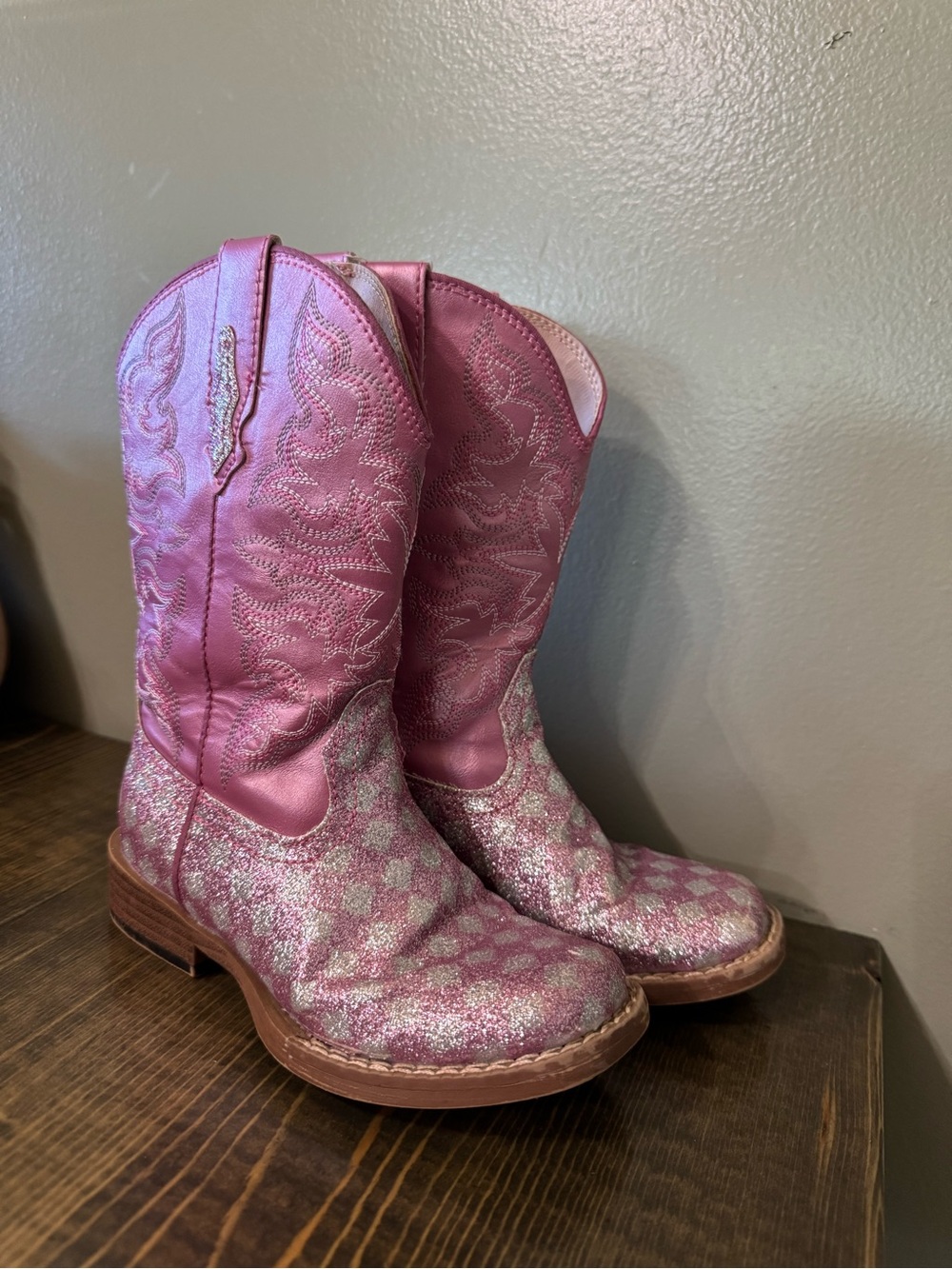 Roper Girls Glitter Western Boot